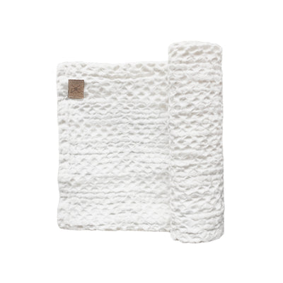 BEDA linen waffle towel, 30 x 50 cm