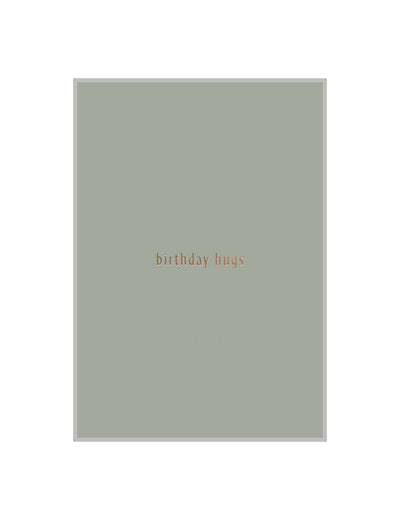 BIRTHDAY HUGS verjaardagskaart pakket, 4 stuks