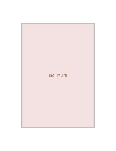 MOI MURU postcard, lavender