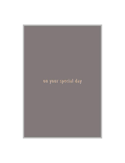 ON YOUR SPECIAL DAY onnittelukorttipaketti, 4 kpl - xeraliving